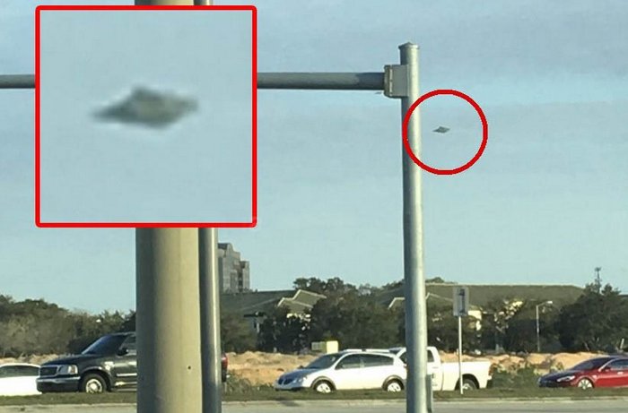 UFO rômbico na Flórida