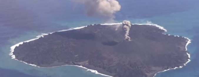 O nascimento de uma nova ilha