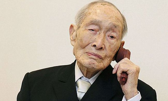 Hoje o homem mais velho do planeta tem 112 anos