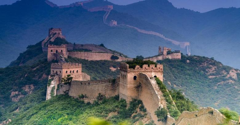 Traços de civilizações anteriores em fotografias da China do século XIX