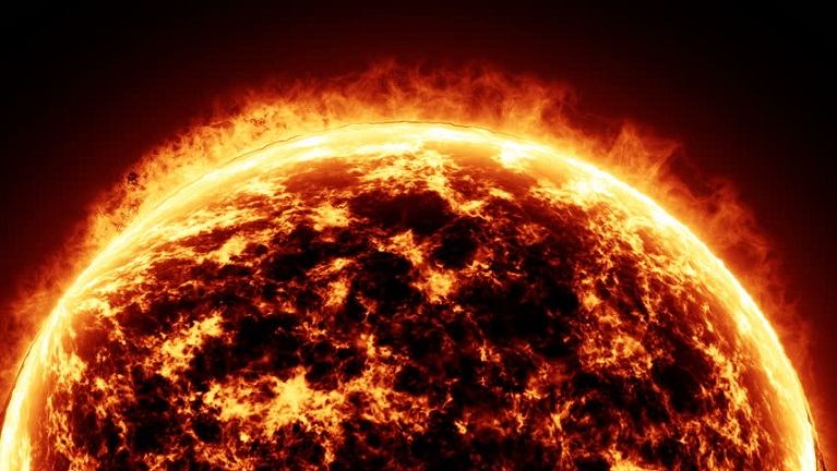 O sol se afundou