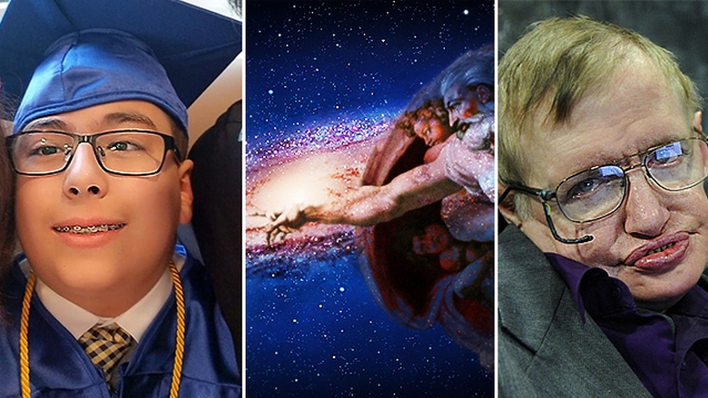 O jovem gênio moderno acredita que Stephen Hawking e Einstein estavam errados: Deus está.