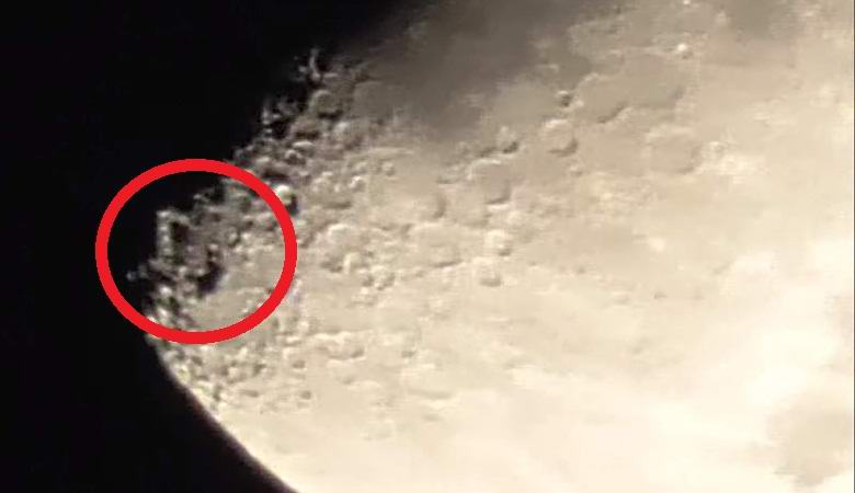 Uma estranha anomalia na lua surpreendeu os ufologistas