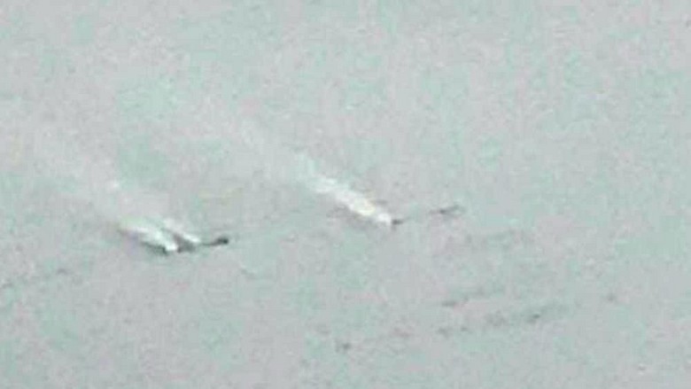Vapor estranho escapa da espessura da geleira da Groenlândia
