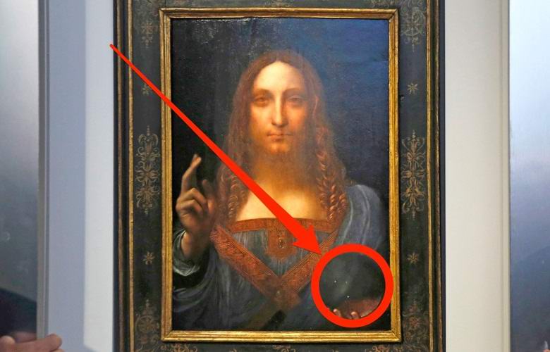Um detalhe estranho foi encontrado na tela de Da Vinci, vendido por 450 milhões