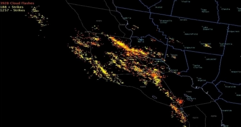 Tempestade leve na Califórnia como prenúncio de um novo desastre?