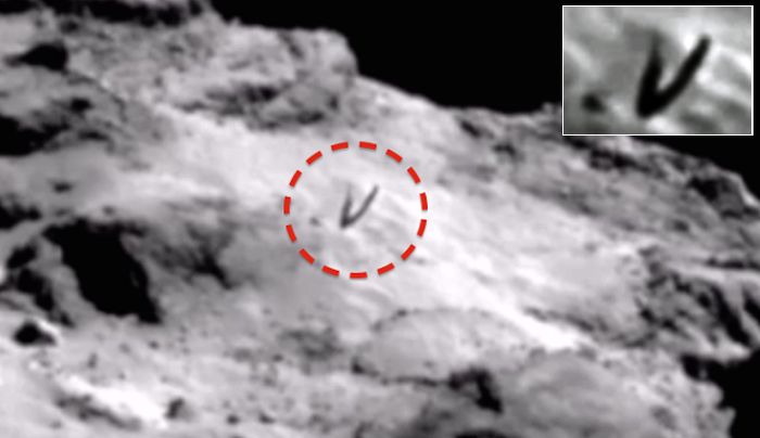 Agora uma antena estranha é detectada no cometa Churyumova-Gerasimenko