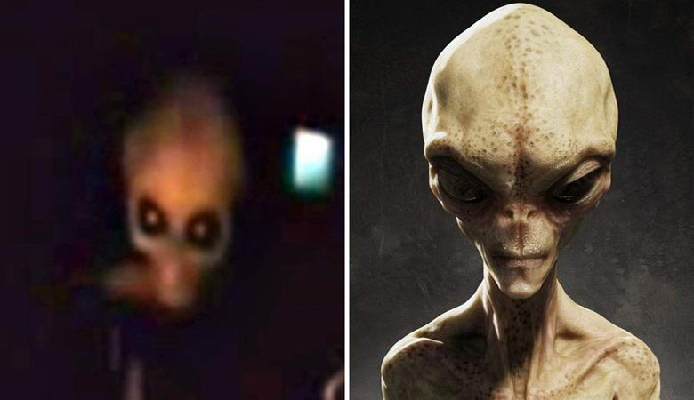 O ufologista mostrou um vídeo com um alienígena