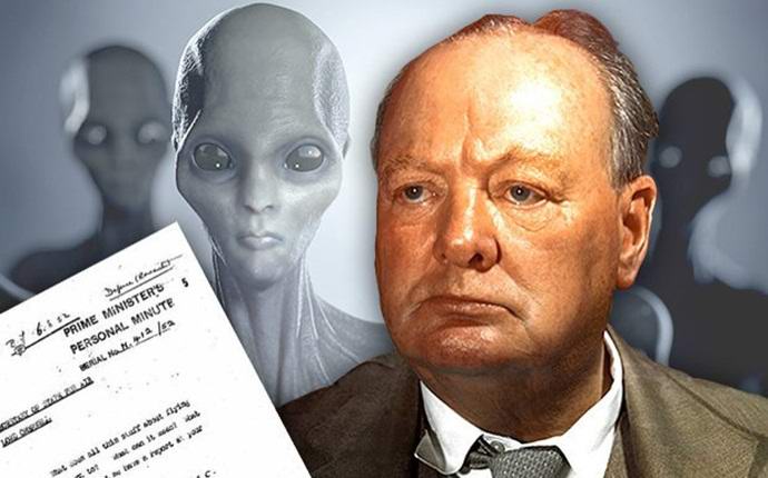 Winston Churchill acreditava em alienígenas