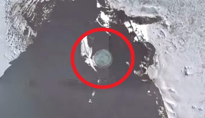 Uma base alienígena encontrada na Antártica