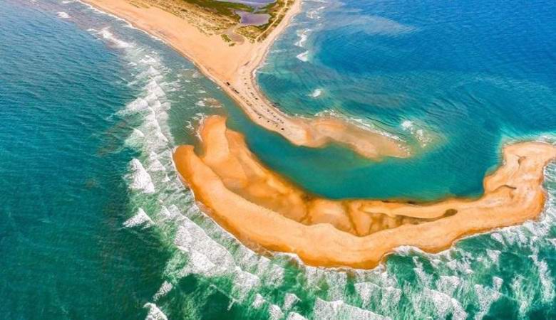 Uma nova ilha formada no Triângulo das Bermudas