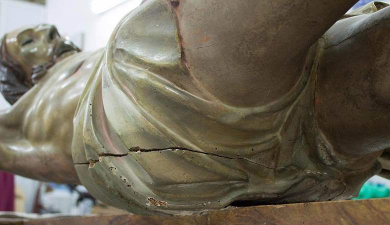 Uma mensagem para o futuro é encontrada na antiga estátua de Cristo