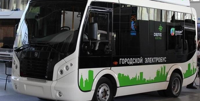 Em Moscou, haverá ônibus elétricos da KamAZ