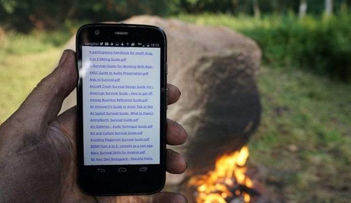 Na floresta alemã, uma pedra de lareira dá acesso Wi-Fi