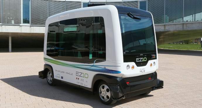 O primeiro ônibus não tripulado do mundo apareceu na Holanda