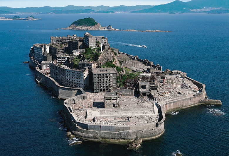 O Japão tem uma ilha fantasma única - Hashima