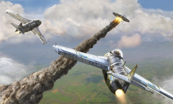 Aeronaves militares não podem competir com veículos alienígenas