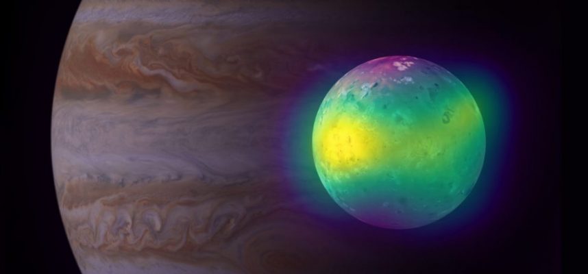 Pela primeira vez, os astrônomos observam fluxos de dióxido de enxofre dos vulcões de Io 