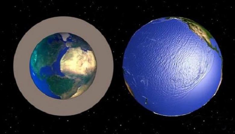 Ao longo de milhões de anos desde a época dos dinossauros, a Terra se tornou duas vezes maior.