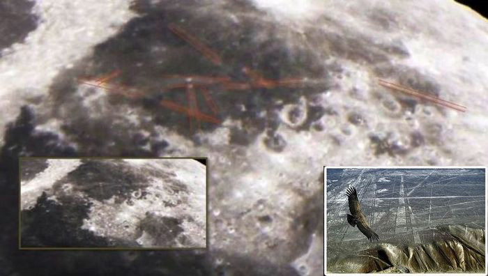 Linhas misteriosas de Nazca descobertas na lua
