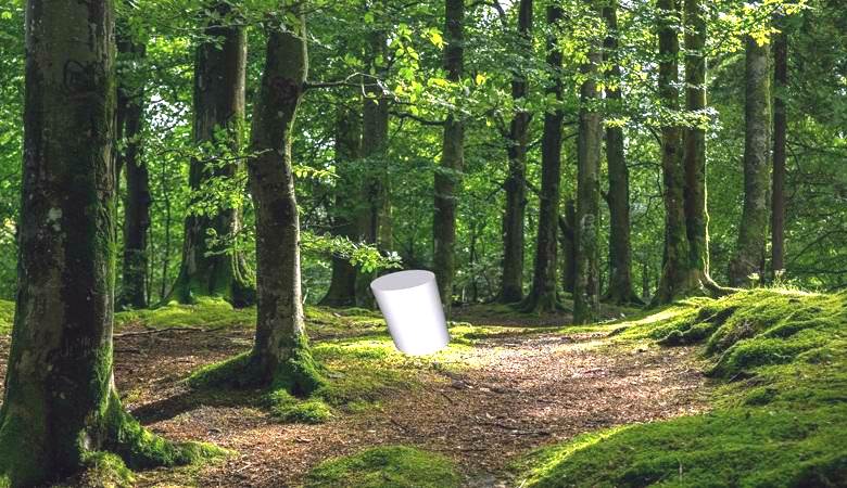 O misterioso cilindro levitante foi capturado na floresta do Daguestão