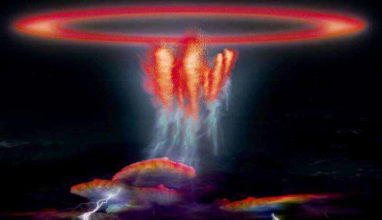 A misteriosa luz celestial atingiu os habitantes da Indonésia