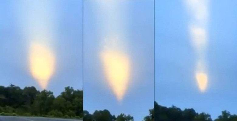 Uma misteriosa anomalia celeste capturada no Equador