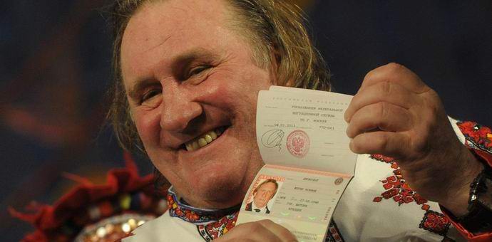 Gerard Depardieu reconhecido como inimigo da Ucrânia