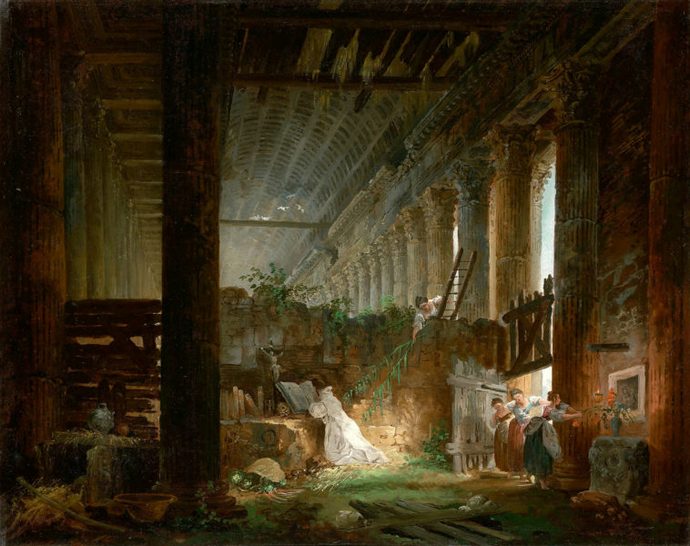 O pintor das ruínas majestosas - Robert Hubert